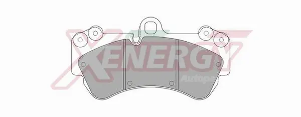 Kit de plaquettes de frein, frein à disque AP XENERGY X40893