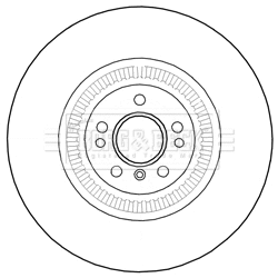 Disque de frein BORG & BECK BBD5984S