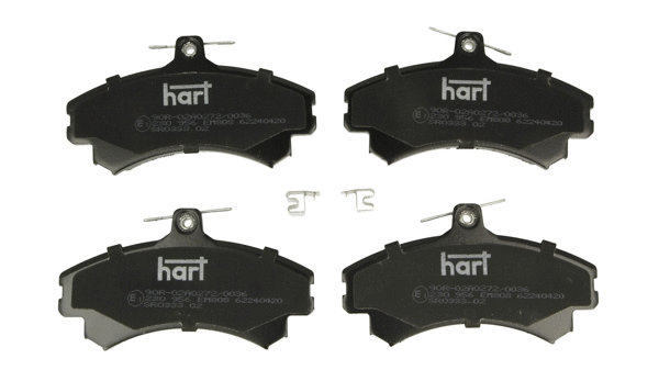 Kit de plaquettes de frein, frein à disque HART 230 956