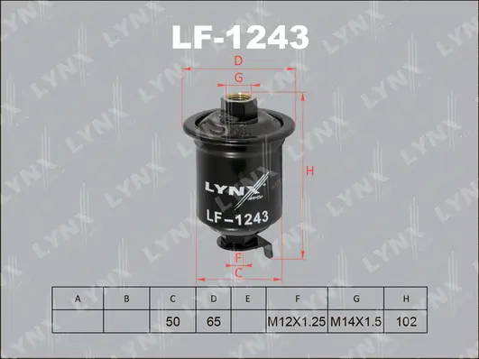 Filtre à carburant LYNXAUTO LF-1243