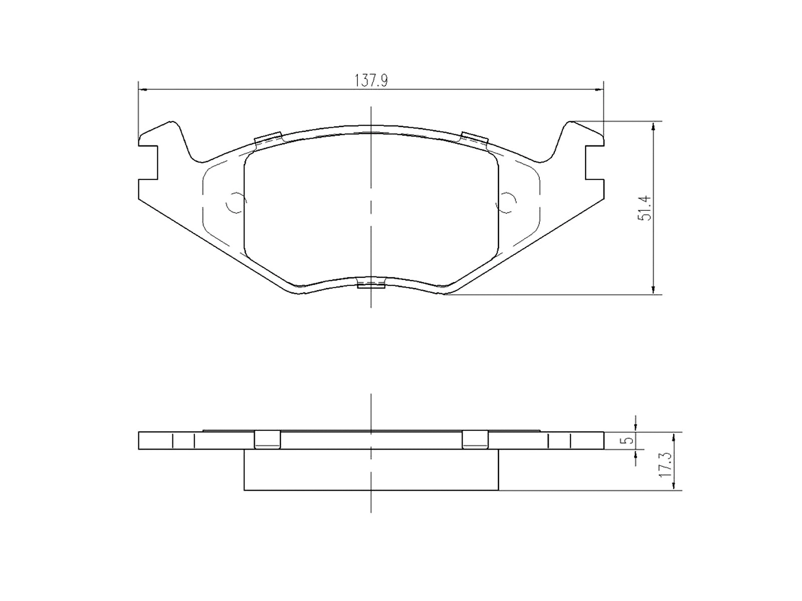 Kit de plaquettes de frein, frein à disque A.Z. Meisterteile AZMT-44-022-1285