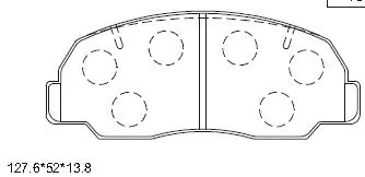 Kit de plaquettes de frein, frein à disque ASIMCO KD3392