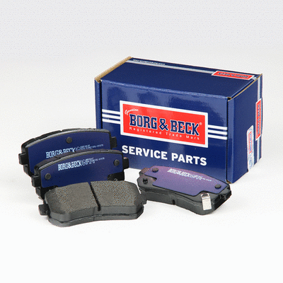 Kit de plaquettes de frein, frein à disque BORG & BECK BBP2647