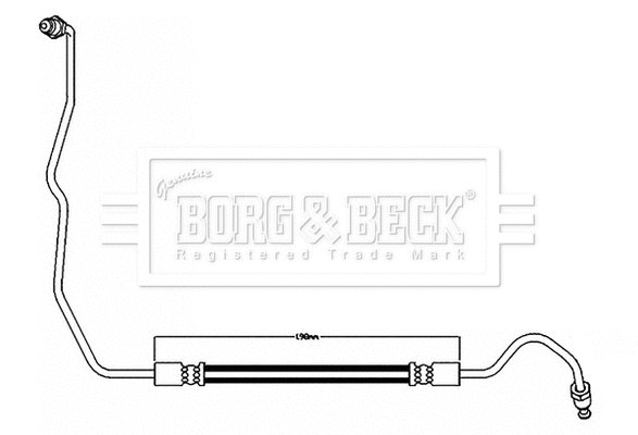 Flexible de frein BORG & BECK BBH8596
