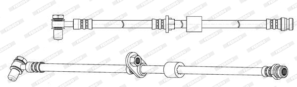 Flexible de frein FERODO FHY2787