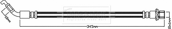 Flexible de frein BORG & BECK BBH8231
