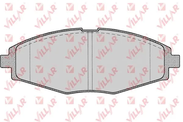 Kit de plaquettes de frein, frein à disque VILLAR 626.0693