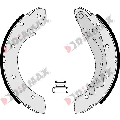 Jeu de mâchoires de frein DIAMAX N01028