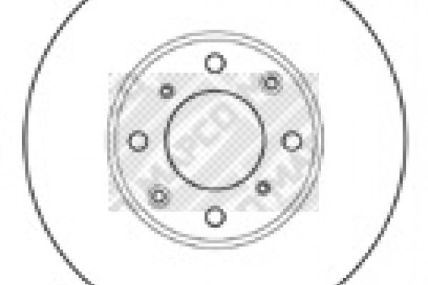 Disque de frein MAPCO 15601