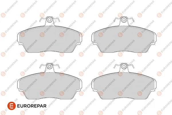 Kit de plaquettes de frein, frein à disque EUROREPAR 1686278580