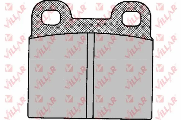 Kit de plaquettes de frein, frein à disque VILLAR 626.0025