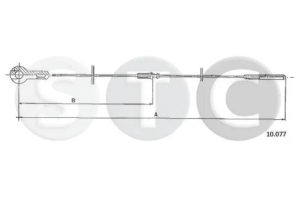 Câble d'accélération STC T483805