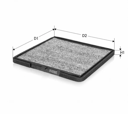 Filtre, air de l'habitacle TECNECO FILTERS CK20010C