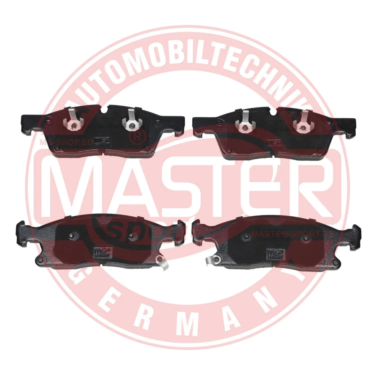 Kit de plaquettes de frein, frein à disque MASTER-SPORT GERMANY 13046072822N-SET-MS