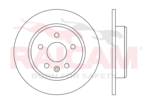 Disque de frein RAICAM RD01582