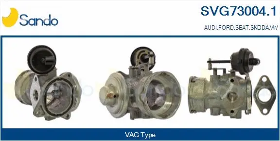 Vanne EGR SANDO SVG73004.1