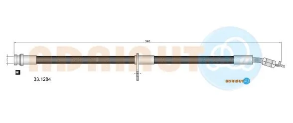 Flexible de frein ADRIAUTO 33.1284