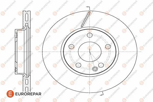 Disque de frein EUROREPAR 1618870380