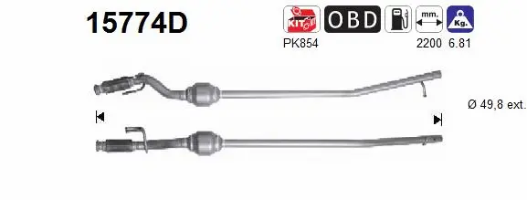 Catalyseur AS 15774D