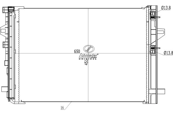 Condenseur, climatisation SCHNIEDER AUTOTECH BZS85.00163