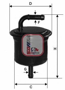 Filtre à carburant SOFIMA S 1716 B
