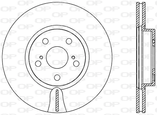 Disque de frein OPEN PARTS BDA2583.20