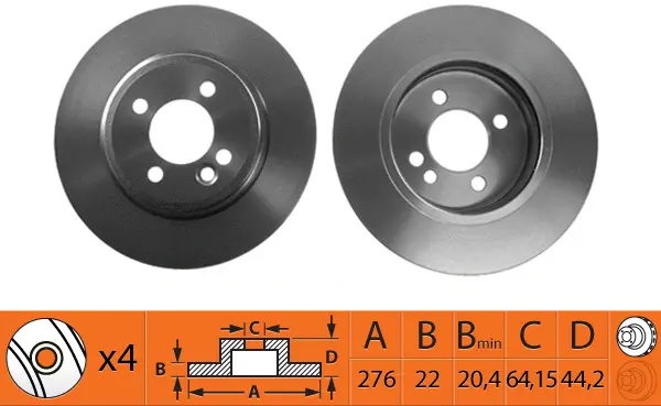 Disque de frein SB BR32111T