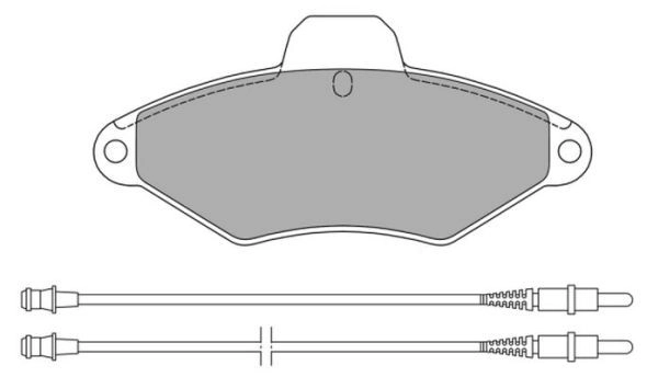 Kit de plaquettes de frein, frein à disque FREMAX FBP-0885