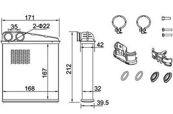 Système de chauffage MAGNETI MARELLI 359000302060