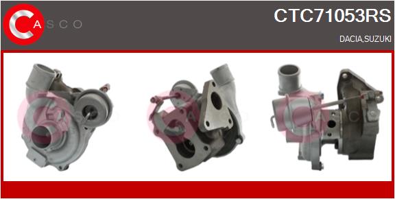 Turbocompresseur, suralimentation CASCO CTC71053RS