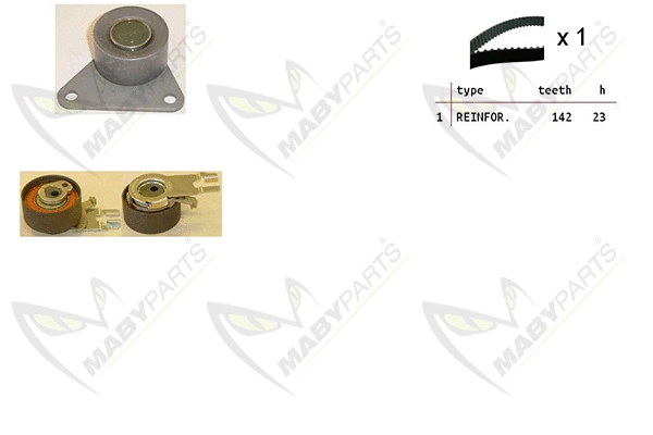 Kit de courroie crantée MABYPARTS OBK010447