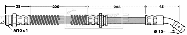 Flexible de frein BORG & BECK BBH7457