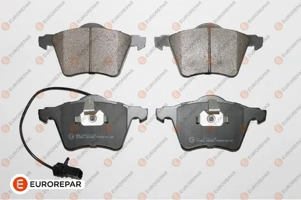 Kit de plaquettes de frein, frein à disque EUROREPAR 1617264180