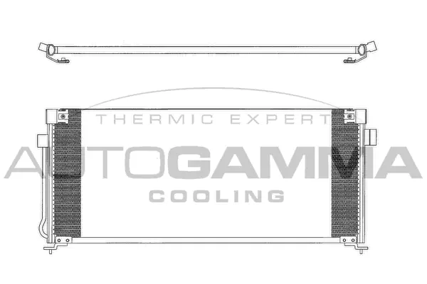 Condenseur, climatisation AUTOGAMMA 102790