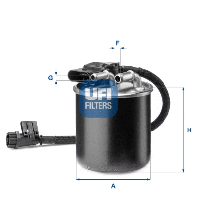 Filtre à carburant UFI 24.193.00