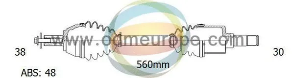 Arbre de transmission 4X4 ESTANFI EST-18-212441