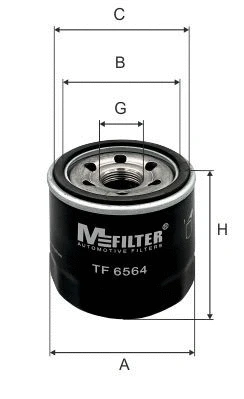 Filtre à huile MFILTER TF 6564