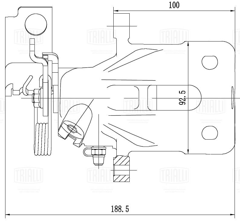 Étrier de frein TRIALLI CF 012071