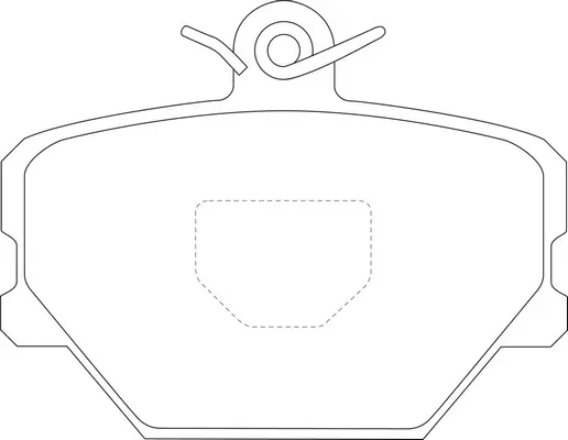 Kit de plaquettes de frein, frein à disque SB BP31139