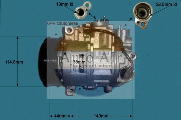 Compresseur, climatisation AUTO AIR GLOUCESTER 14-0305