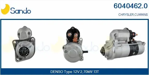 Démarreur SANDO 6040462.0