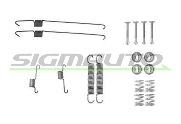 Kit d'accessoires, mâchoire de frein SIGMAUTO SK0001