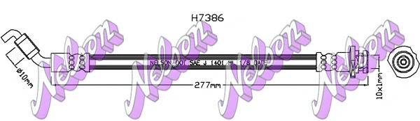 Flexible de frein KAWE H7386