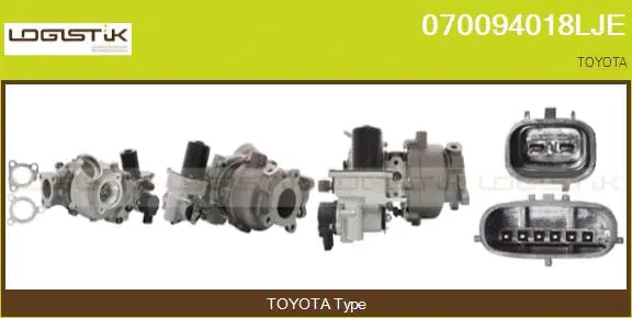 Turbocompresseur, suralimentation LGK 070094018LJE