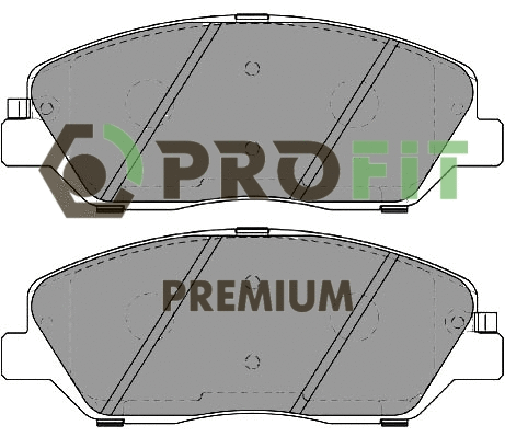 Kit de plaquettes de frein, frein à disque PROFIT 5005-2018
