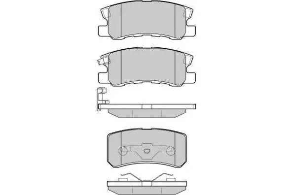 Kit de plaquettes de frein, frein à disque E.T.F. 12-0965