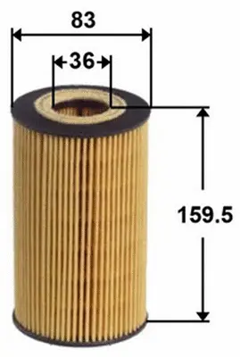 Filtre à huile JS ASAKASHI OE0026
