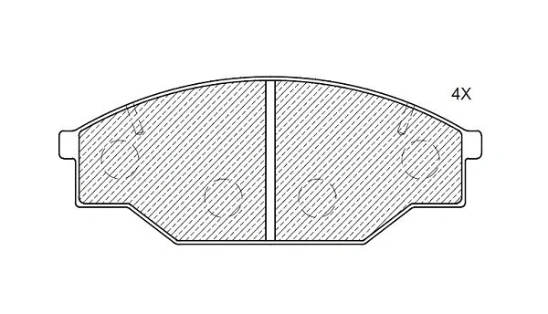 Kit de plaquettes de frein, frein à disque KLAXCAR FRANCE 24406z