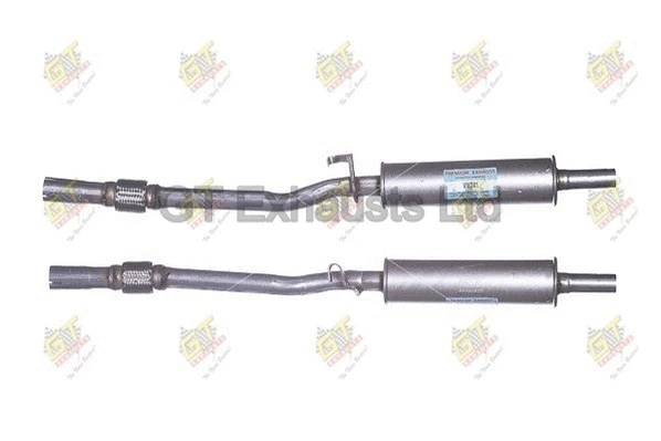 Silencieux central GT Exhausts GVW241