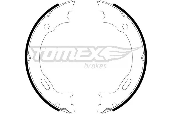 Jeu de mâchoires de frein TOMEX Brakes TX 22-27